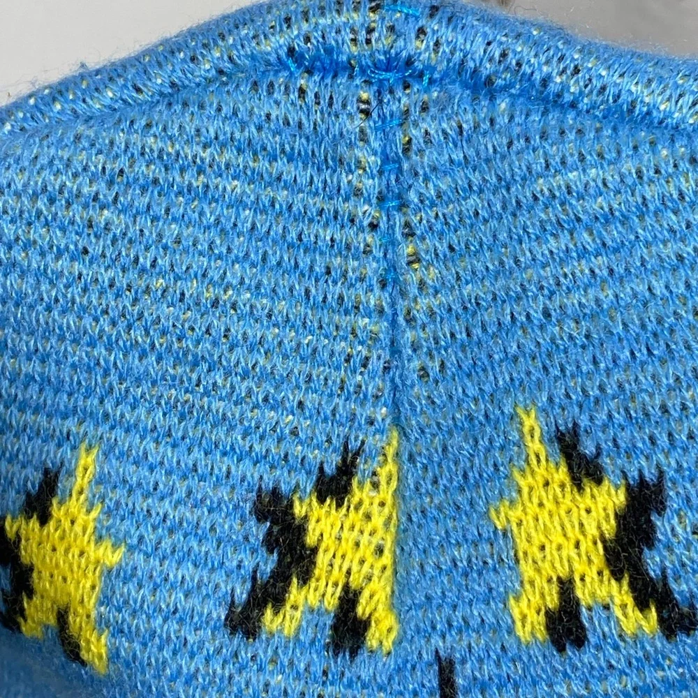 Blue Sun and Stars Kids Beanie